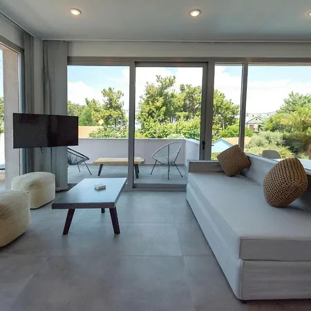 Charming Thasos | Lotus | 2 Bedrooms | Furnished Balcony With Sea View | Rachoni, Skala Rachoniou Skala Rachoni (Thasos)